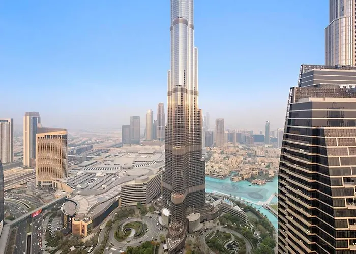 4Br Downtown Apartment With Burj View Pool Gym And Free Parking